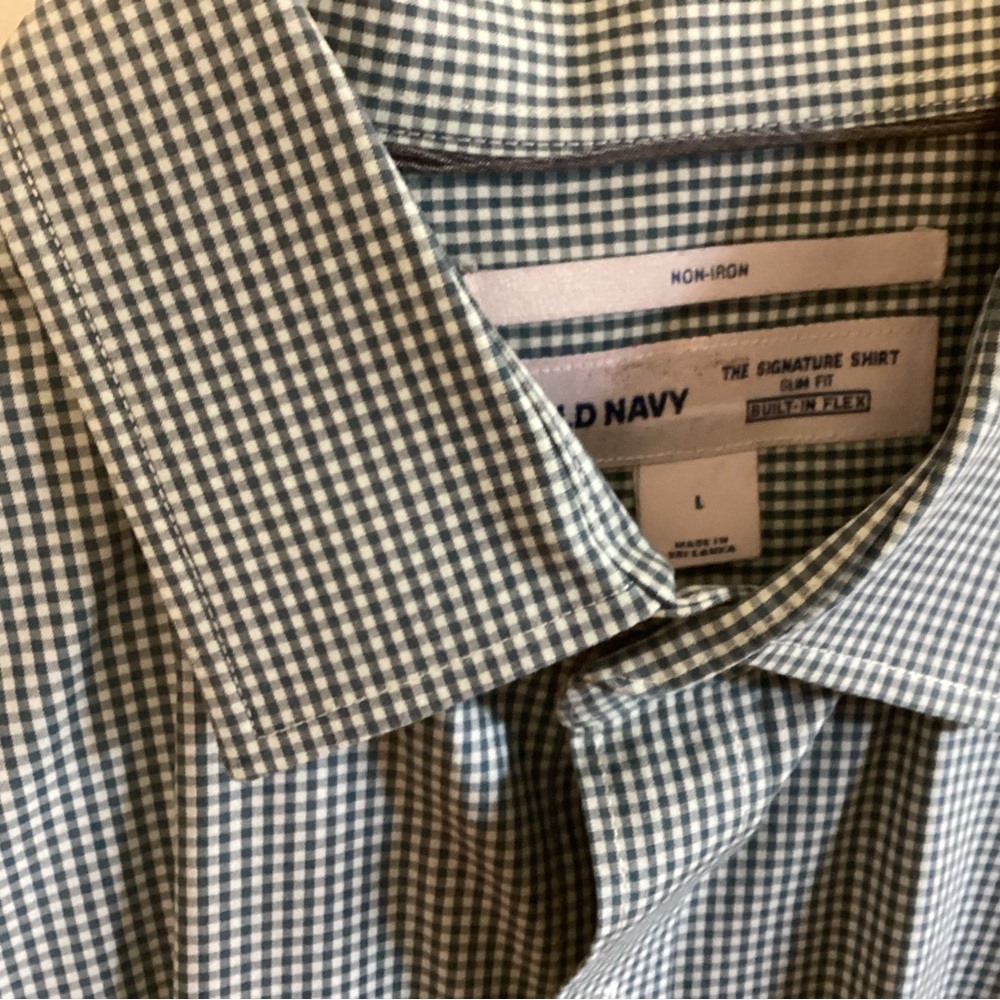 Bundle of 5 Men’s Old Navy Dress Shirts in size large - Picture 7 of 10